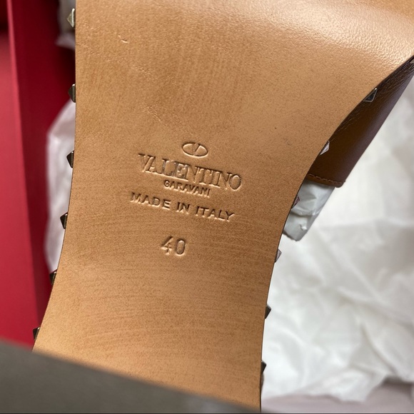 SOLD VALENTINO Soul Rockstud Sandal brown - Picture 11 of 13